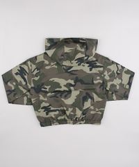 Jaqueta-Corta-Vento-Infantil-Estampada-Camuflada-com-Capuz-e-Ziper-de-Argola-Verde-Militar-9782707-Verde_Militar_2