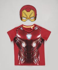 Camiseta-Infantil-Carnaval-Homem-de-Ferro-Manga-Curta---Mascara-Vermelha-9838317-Vermelho_1