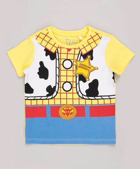 Camiseta-Infantil-Carnaval-Woody-Toy-Story-Manga-Curta-Amarela-9855931-Amarelo_1