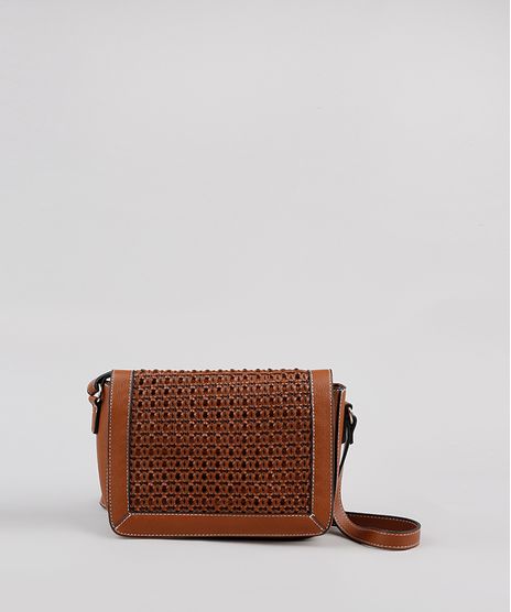 Bolsa-Feminina-Transversal-Media-com-Tresse-Caramelo-9826415-Caramelo_1