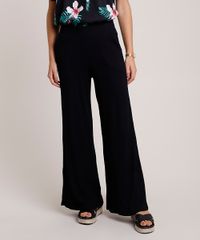Calca-Feminina-Basica-Pantalona-Canelada-com-Bolsos-Preta-9880628-Preto_1