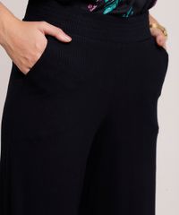 Calca-Feminina-Basica-Pantalona-Canelada-com-Bolsos-Preta-9880628-Preto_4