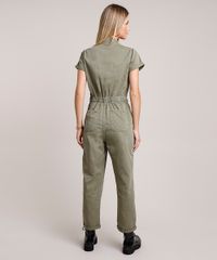 Macacao-de-Sarja-Feminino-com-Bolsos-Manga-Curta-Verde-Militar-9758585-Verde_Militar_2