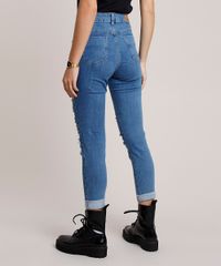Calca-Jeans-Feminina-Sawary-Skinny-Cintura-Media-Cropped-Destroyed-Azul-Medio-9941558-Azul_Medio_2