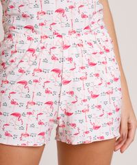 Short-Doll-Feminino-Estampado-de-Flamingo-Alca-Fina-Bege-Claro-9846549-Bege_Claro_4