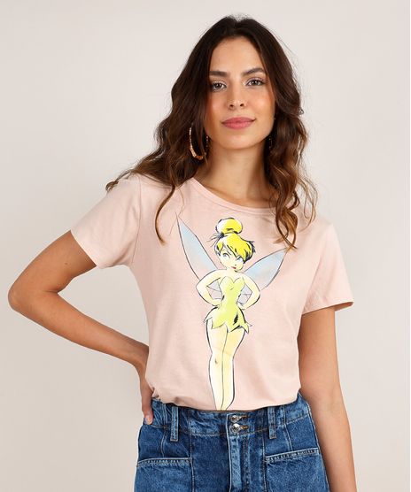 Blusa-Feminina-Sininho-Peter-Pan-Manga-Curta-Decote-Redondo-Rose-9870235-Rose_1