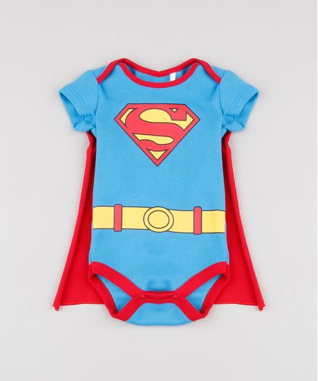 Body-Infantil-Carnaval-Super-Homem-com-Capa-Manga-Curta-Azul-9858163-Azul_1