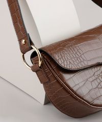 Bolsa-Feminina-Baguete-Media-Croco-Marrrom-9485388-Marrrom_2