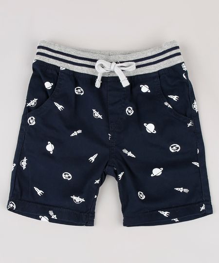 Bermuda-de-Sarja-Infantil-Estampada-Espaco-com-Bolsos-e-Cordao-Azul-Marinho-9882907-Azul_Marinho_1