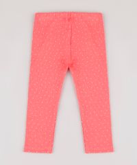 Calca-Legging-Infantil-Canelada-Estampada-de-Poa-com-Bolso-Coral-9659611-Coral_2