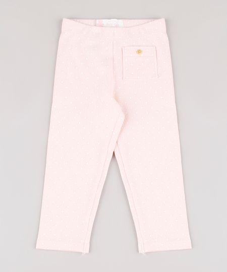 Calca-Legging-Infantil-Canelada-Estampada-de-Poa-com-Bolso-Rosa-Claro-9723442-Rosa_Claro_1