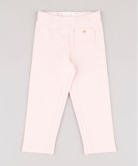 Calca-Legging-Infantil-Canelada-Estampada-de-Poa-com-Bolso-Rosa-Claro-9723442-Rosa_Claro_1
