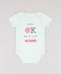 Body-Infantil--Tudo-Ok-Se-e-com-a-Vovo--Manga-Curta-Verde-Claro-9697241-Verde_Claro_1