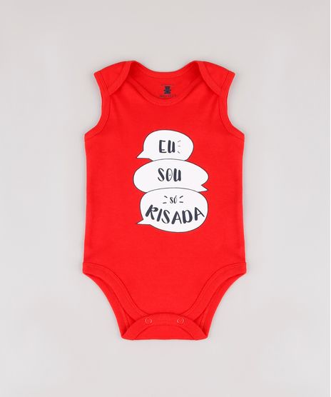 Body-Infantil--Eu-Sou-So-Risada--Sem-Manga-Vermelho-9698006-Vermelho_1