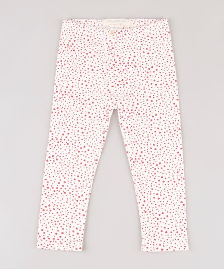 Calca-Legging-Infantil-Canelada-Estampada-de-Poa-com-Bolso-Off-White-9659613-Off_White_1