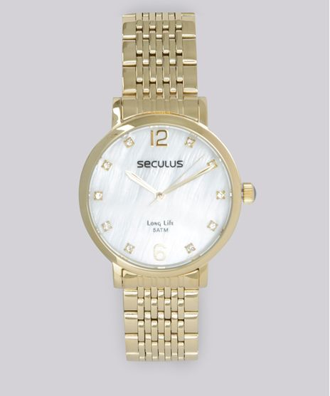Relogio-Analogico-Seculus-Feminino---28814LPSVDA1-Dourado-8644750-Dourado_1