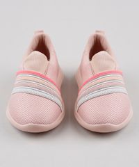 Tenis-Infantil-Molekinha-Running-com-Recorte-Listrado-Rosa-Claro-9903547-Rosa_Claro_4