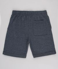 Bermuda-Infantil-Basica-em-Moletom-com-Bolso-Barra-Dobrada-Cinza-Mescla-Escuro-9936162-Cinza_Mescla_Escuro_2
