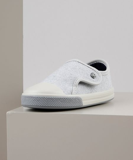 Tenis-Infantil-Pimpolho-com-Velcro-Cinza-Mescla-Claro-9922858-Cinza_Mescla_Claro_1