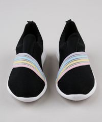 Tenis-Infantil-Molekinha-Running-com-Recorte-Listrado-Preto-9903546-Preto_4