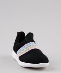 Tenis-Infantil-Molekinha-Running-com-Recorte-Listrado-Preto-9903546-Preto_6