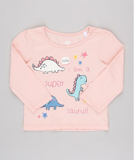 Blusa-Infantil-Dinossauros-com-Glitter-Manga-Longa-Rosa-9895167-Rosa_1
