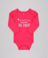 Body-Infantil--Princesa-pequenina-do-papai--Manga-Longa-Rosa-Escuro-9697257-Rosa_Escuro_1