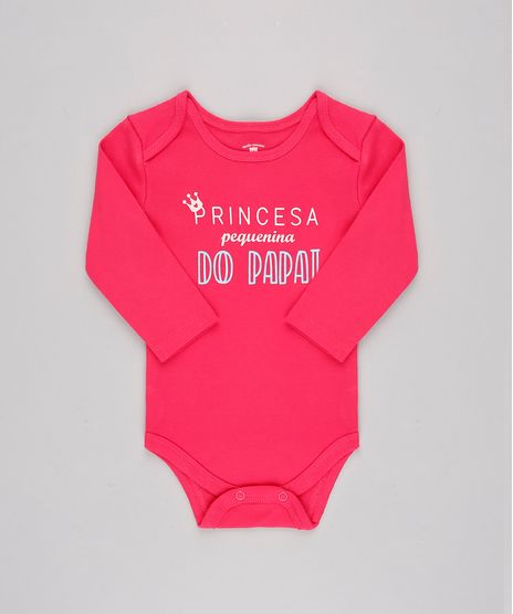 Body-Infantil--Princesa-pequenina-do-papai--Manga-Longa-Rosa-Escuro-9697257-Rosa_Escuro_1