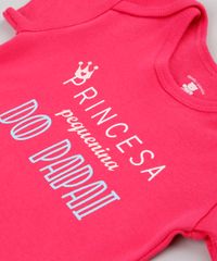 Body-Infantil--Princesa-pequenina-do-papai--Manga-Curta-Rosa-Escuro-9697250-Rosa_Escuro_4