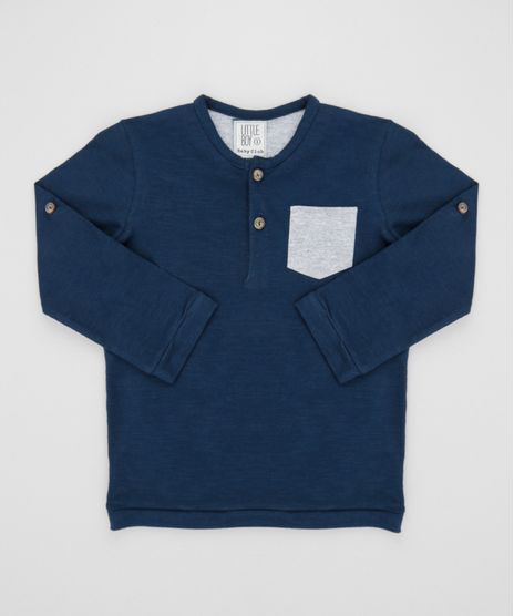 Camiseta-Flame-com-Bolso-Azul-Marinho-8573104-Azul_Marinho_1