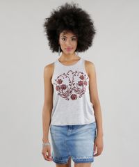 Regata-com-Estampa-Floral-Cinza-Mescla-Claro-8632642-Cinza_Mescla_Claro_1