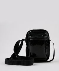 Bolsa-Shoulder-Bag-Unissex-Transversal-Pequena-em-Verniz-Preta-9844805-Preto_1