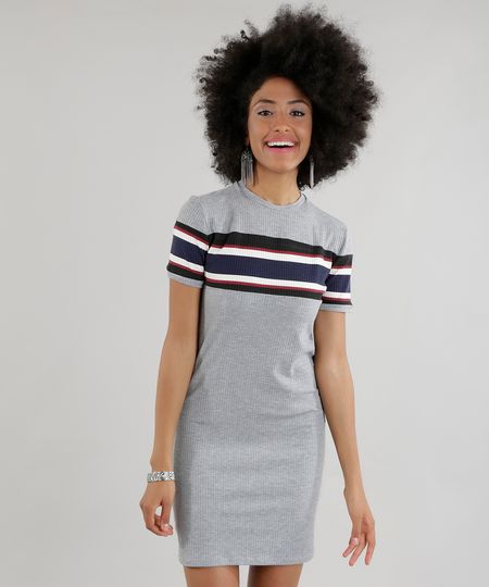 Vestido-Canelado-com-Listras-Cinza-Mescla-8632675-Cinza_Mescla_1