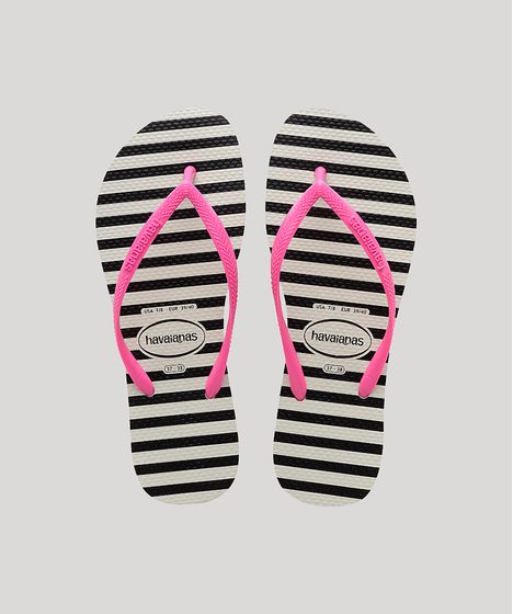 chinelo branco feminino havaianas