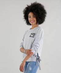 Blusao-em-Moletom-com-Paete--Kiss-me-again--Cinza-Mescla-8573403-Cinza_Mescla_1