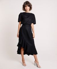 Saia-Feminina-Mindset-Midi-com-Babado--Preta-9921521-Preto_3