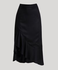 Saia-Feminina-Mindset-Midi-com-Babado--Preta-9921521-Preto_5