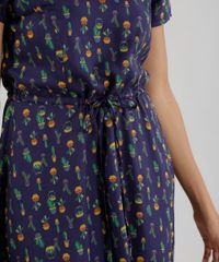 Vestido-Estampado-de-Abacaxi-Azul-Marinho-8501293-Azul_Marinho_4