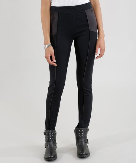 Calca-Legging-com-Suede-Preta-8653702-Preto_1 Calca-Legging-com-Suede-Preta-8653702-Preto_1