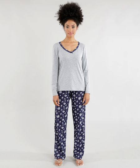 Pijama-com-Estampa-Floral-Cinza-Mescla-8592006-Cinza_Mescla_1 Pijama-com-Estampa-Floral-Cinza-Mescla-8592006-Cinza_Mescla_1