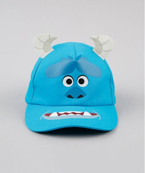 Bone-Infantil-Carnaval-Aba-Curva-James-Sullivan-Monstros-S-A--Azul-Claro-9888496-Azul_Claro_1