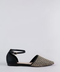 Sapatilha-Feminina-Via-Uno-Aberta-Bico-Fino-Chevron-com-Cordao-Preta-9840221-Preto_2