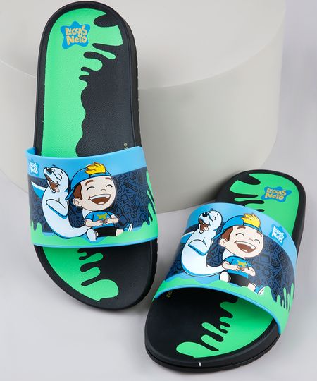 chinelo slide infantil grendene