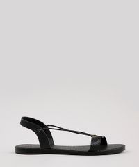 Rasteirinha-Feminina-Oneself-Texturizada-Tresse-com-Elastico-Preta-9728909-Preto_2