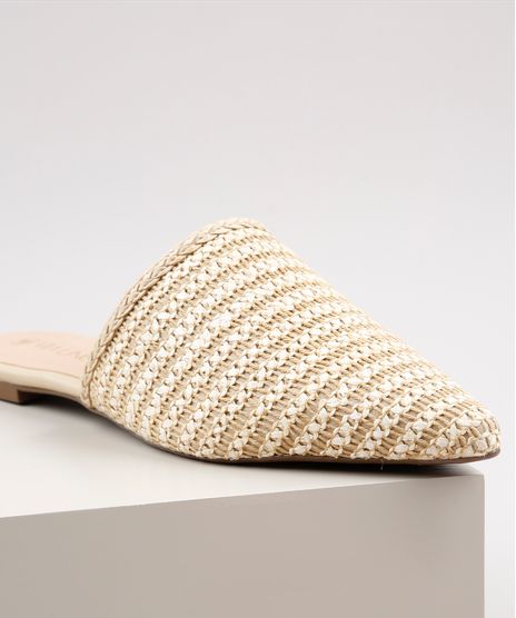 Mule-Feminino-Via-Uno-Palha-Bico-Fino-Bege-9902562-Bege_1
