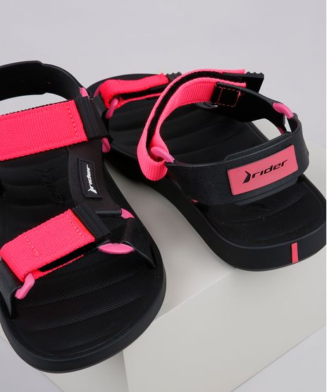Papete-Feminina-Rider-Neon-com-Velcro-Preta-9903573-Preto_1