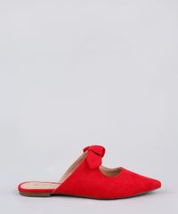Mule-Feminino-Via-Uno-Bico-Fino-em-Suede-com-No-Vermelho-9837632-Vermelho_2