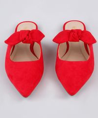 Mule-Feminino-Via-Uno-Bico-Fino-em-Suede-com-No-Vermelho-9837632-Vermelho_4