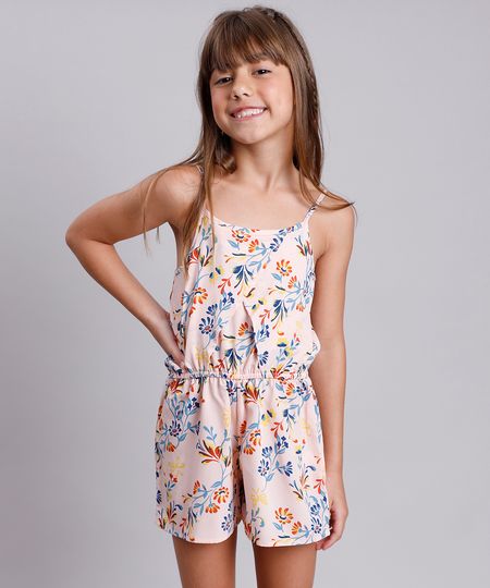 Macaquinho-Infantil-Estampado-Floral-com-Transpasse-Alca-Fina-Rosa-Claro-9805638-Rosa_Claro_1