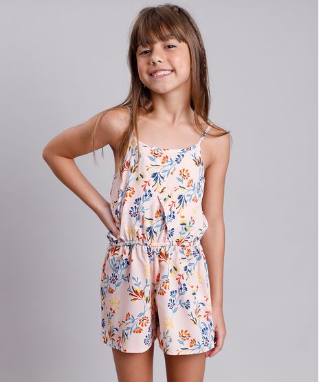 Macaquinho-Infantil-Estampado-Floral-com-Transpasse-Alca-Fina-Rosa-Claro-9805638-Rosa_Claro_1
